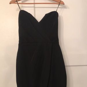 New Adelyn Rae Black Strapless Dress Nordys Small